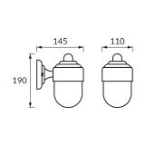 Oprawa ogrodowa EFEZ E27 BLACK