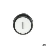 Przycisk monostabilny wklęsły 1NO biały CP11-10W-10