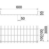KORYTKA SIATKOWE GRM 55X600 VA