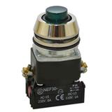 Przycisk NEF30-UWL2Y/24V zielony