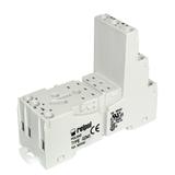 GZM3-SZARE Gniazdo wtykowe, do przekaźnika R3 - szerokość 27 mm 857412 RELPOL