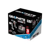 Zestaw elektronarzędzi akumulatorowych: wiertarko-wkrętarka, latarka, torba, akumulator Energy+ 18V,