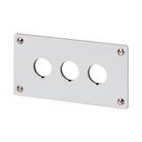 M22-E3 Płyta czołowa do montażu podtynkowego - 3 otwory 22mm 216544 EATON