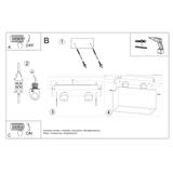 Sollux Plafon QUAD MAXI biały SL.0380