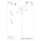 Sollux Lampa wisząca REA 1 beton SL.1223