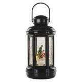 Dekoracje - 1 LED lampion śnieżny 20 cm 3x AAA, ciepła biel, IP20, timer