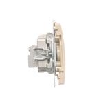 Simon Basic Gniazdo antenowe satelitarne podwójne końcowe SAT-SAT-RTV 2xwejście: SAT: 5–2400 MHz RTV