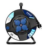 Przedłużacz bębnowy, 4 gniazda 2P+Z, kabel PVC H07RN-F 3x2,5mm2, długość 40m, termik, przesłony toró