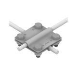 AN-03Z/OG/ Złącze krzyżowe 2 płytki,4xM8x40, B do 40 mm /OG/