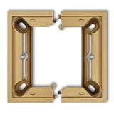 DECO / MINI Puszka natynkowa pojedyncza, składana DECO, MINI złoty