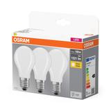 Żarówka LED x3 A60 E27 11W = 100W 1521lm 2700K Ciepła 300° BASE Osram