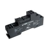 GZMB80  Gniazdo wtykowe z zaciskami sprężynowymi, do przekaźnika RM84, RM85, RM85 inrush, RM85 105oC