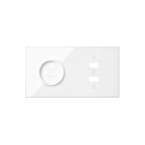 Simon 100 Panel 2-krotny: 1 gniazdo+2x1 ładowarka USB SmartCharge 2x 21 A biały