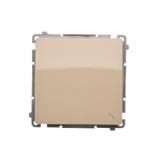 Simon Basic Łącznik schodowy 10A 250V szybkozłączka beż BMW6.01/12 KONTAKT