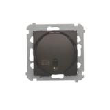 Simon 54 Łącznik zdalnie sterowany z przekaźnikiem 8(2) A 230V brąz mat *Wymagana instalacja 3-przewodowa DWP10P.01/46 KONTAKT