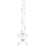Iglica odgromowa fi 10/16 mm dł. 2500 mm, na dach blaszany, AL/stal nierdzewna NIRO