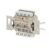 GNIAZDO PRZYŁĄCZENIOWE UAE, RJ45 KAT. 5E NIEEKRANOWANE, Z POKRYWĄ KĄTOWĄ, 2 NIEZALEŻNE ZŁĄCZA 8-PINO 2CKA000230A0470 ABB