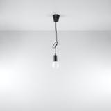 Sollux Lampa wisząca DIEGO 1 czarna SL.0572