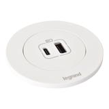 INCARA: DISQ 60 - USB A+C - 0,5 M WIELAND-BIAŁY, Legrand
