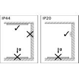 Zestaw do podwieszania LINEAR SURFACE 1200 P 32W 830 white IP44 EM