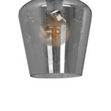 Milagro plafon Santiago Smoked E27 czarny MLP6603