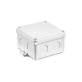 N90x90S Puszka instalacyjna naścienna 90x90x53mm biały  SIMET