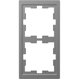 Merten D-Life, ramka 2-krotna, stal nierdzewna