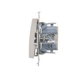 Simon 54 Łącznik krzyżowy z podświetleniem LED 10A 250V szybkozłączka biały DW7L.01/11 KONTAKT