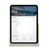 SIMON GO TBU-GFO2A8-111 Uchwyt ścienny otwarty do tabletu Samsung Galaxy Tab A8 10,5”; Biały mat