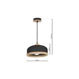 lampa wisząca Studio Black E27 MLP8851 Milagro