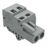 Gniazdo MCS‑MIDI Classic 2‑biegunowe szare raster 5mm 231‑102/008‑000 /100szt./ WAGO