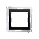 Simon 54 Adapter (przejściówka) na osprzęt standardu 45x45mm czarny *Do gniazd Simon Connect