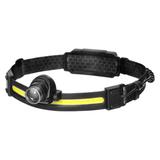 Latarka czołowa LED COB + CREE z akumulatorem 1200 mAh LT-9 ORNO