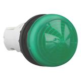 M22-LCH-G Lampka sygnalizacyjna 22mm zielona do żarówek z trzonkiem wystająca 216916 EATON