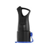 Bryzgoszczelne gniazdo gumowe 2P+Z, proste, IP44, czarne, 16A, 230V OR-AE-1370 ORNO