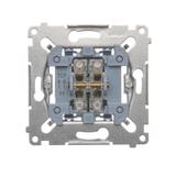 Simon 54 Przycisk podwójny zwierny (mechanizm) 10A 250V szybkozłączka SP2M KONTAKT