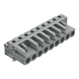 MCS-MIDI Classic gniazdo kątowe 9-bieg. szare raster 5 mm /50szt./ WAGO