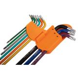 Klucze Torx T10-50, zestaw 9 szt., kolorowe