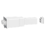 Canalis KB, kaseta zasilająca 3L+N+PE lewa biała metalowa 40A 1 obwód