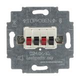 Gniazdo głośnikowe stereo kremowy 2CKA000230A0402 ABB