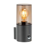 SALVIA oprawa ogrodowa hermetyczna z czujnikiem PIR E27 max. 15W IP54 szara AD-OP-6573GE27PPR ORNO