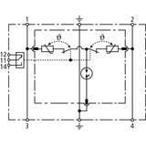 Ogranicznik przepięć DEHNrail M 2P 255 FM, 2-biegunowy do sieci 230 V AC