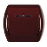 TREND Regulator oświetlenia sterowany dotykiem i dowolnym pilotem brązowy