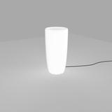 Nowodvorski lampa stojąca zewnętrzna (świecąca donica) Flowerpot M E27 biała 9712