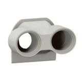 NOWE PLEXO - PRZEPUST KABLOWY - 2 WEJŚCIA - IS020 SZARY 069670L LEGRAND