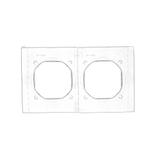 Simon 54 Nature Zestaw uszczelek IP44 do ramki 2-krotnej NATURE