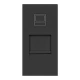 NOEN RJ45 gniazdo modułowe 22,5x45mm RJ45 cat 5e czarne OR-GM-9010/B/RJ45 ORNO