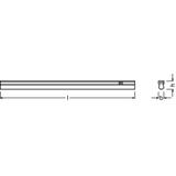 Linear LED 600 8W/3000K 230V IP20