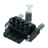 BVZ 7.62HP/04/180RSH150SN BK BX Złącze kablowe do płytek drukowanych /25szt./ WEIDMULLER