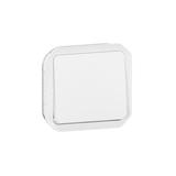 NOWE PLEXO - PRZYCISK PRZEŁĄCZNY NO/NC MECHANIZM 10 A - 250 V~ BIAŁY
